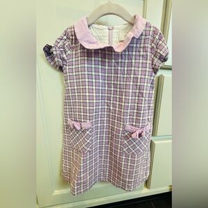 SweetHoney Lavender Checkered dress